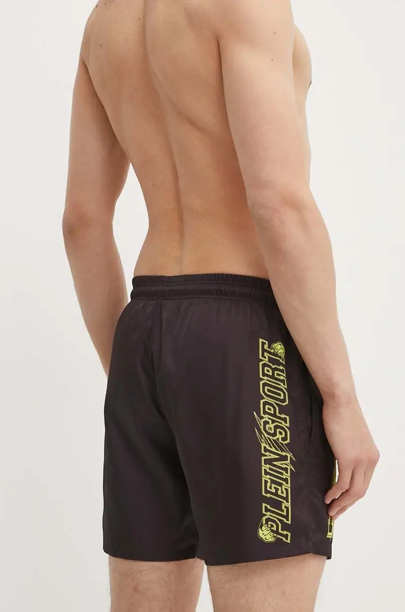 pantaloncini da bagno colore nero miniatura 3