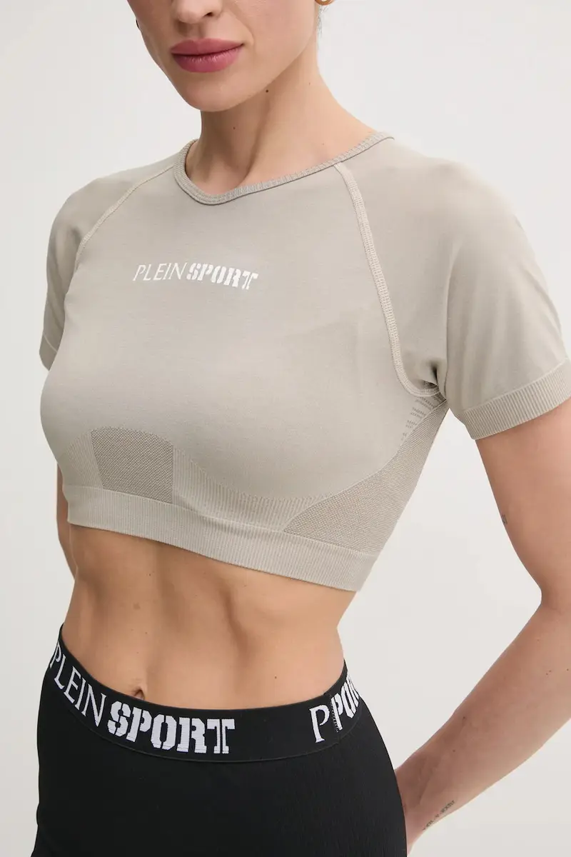 Plein Sport T-shirt Donna Beige 3292304 miniatura 4