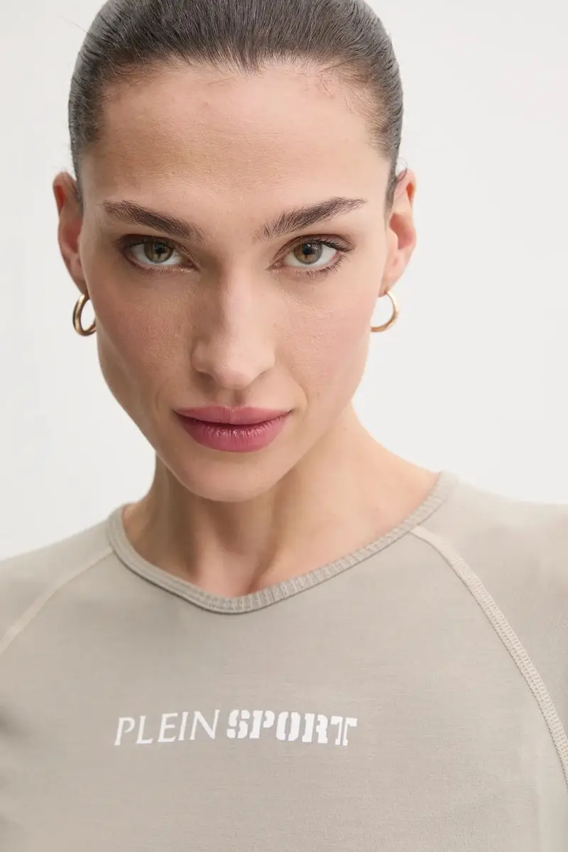 Plein Sport T-shirt Donna Beige 3292304 miniatura 5