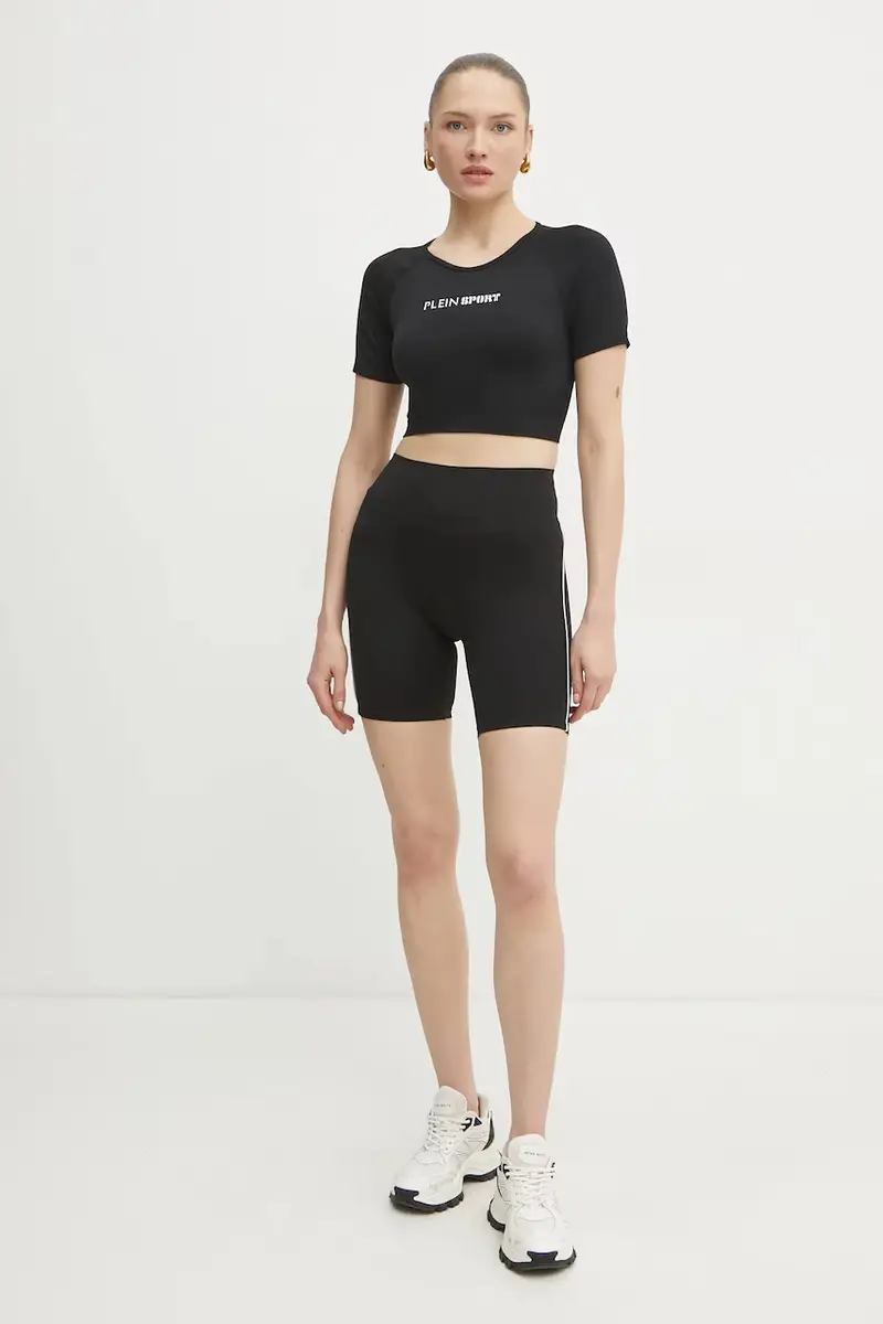 Plein Sport T-shirt Donna Nero 3336154 miniatura 2