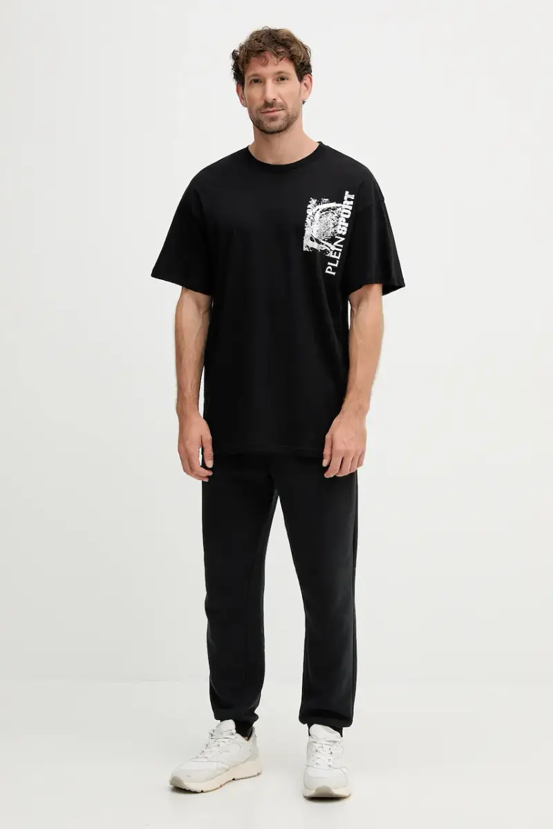 Plein Sport T-shirt Uomo Nero 3776034 miniatura 2