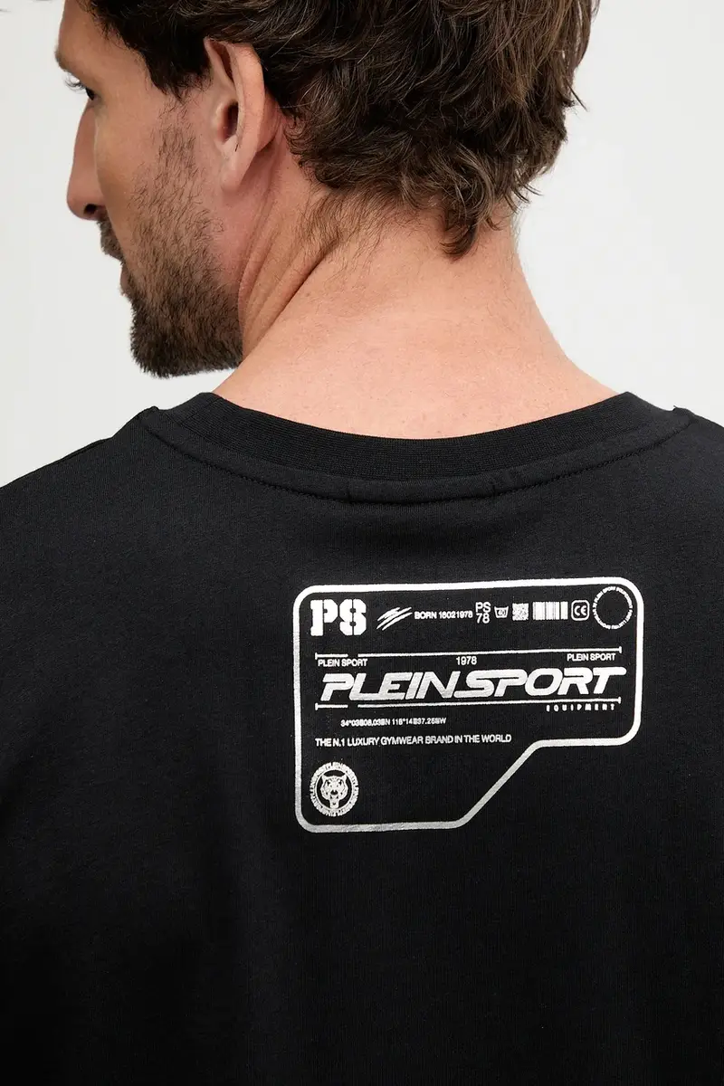 Plein Sport T-shirt Uomo Nero 3776018 miniatura 5