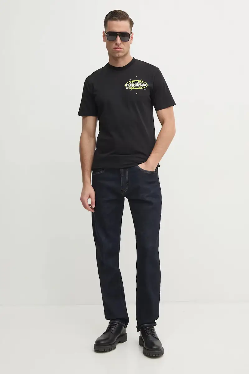 Plein Sport T-shirt Uomo Nero 3335489 miniatura 2