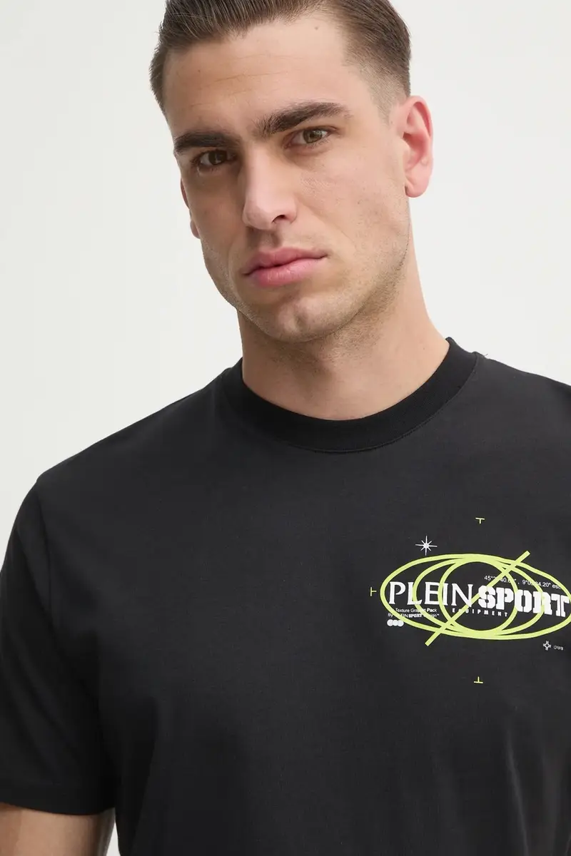 Plein Sport T-shirt Uomo Nero 3335489 miniatura 4