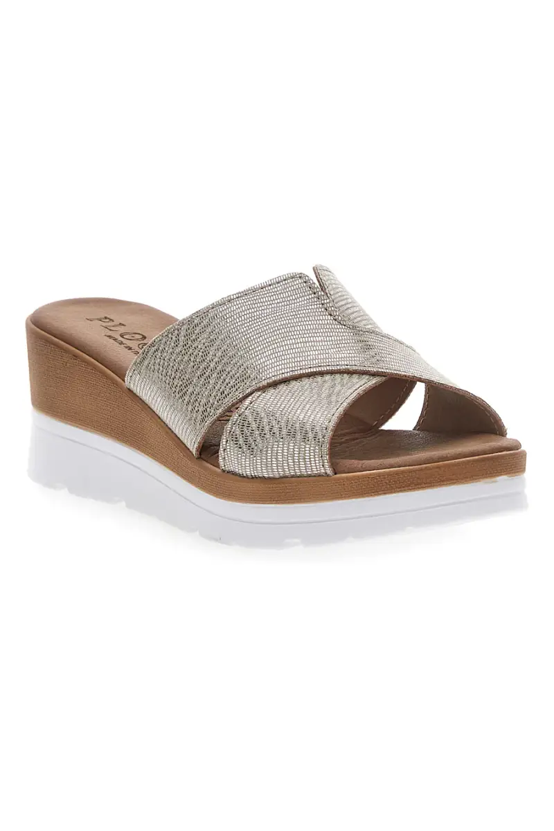 Ciabatte Beige con Zeppa PLOCADI 11072411 [BEIGE] miniatura 2