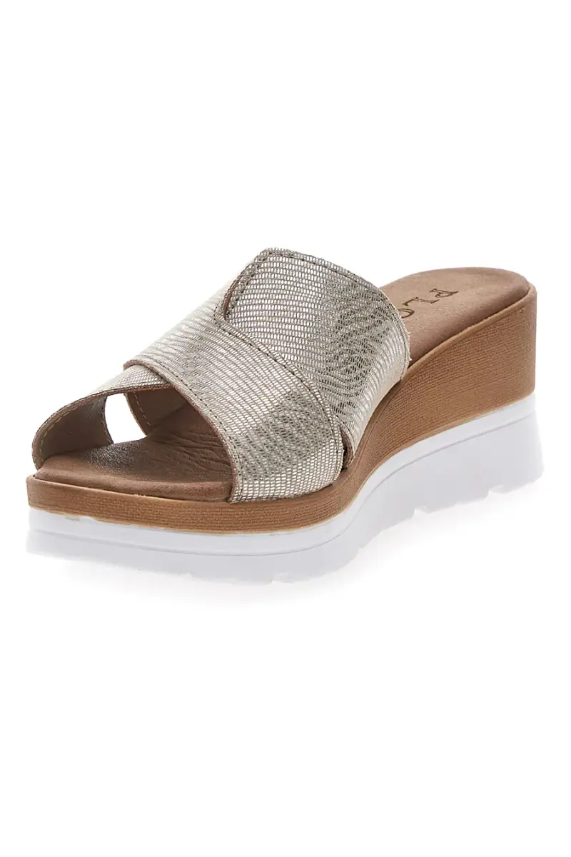 Ciabatte Beige con Zeppa PLOCADI 11072411 [BEIGE] miniatura 4