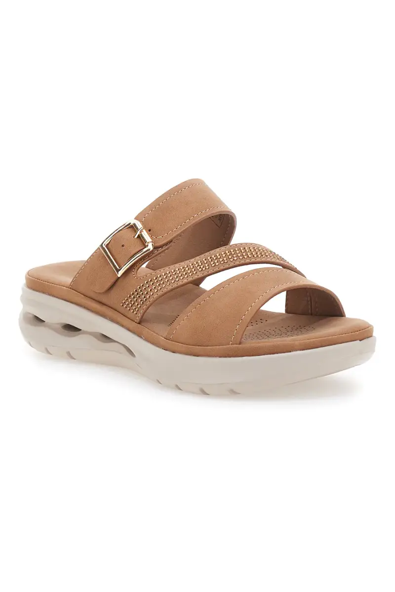 Ciabatte Marroni Ammortizzate Con Fibbia Plocadi 180114 [MARRONE] miniatura 2