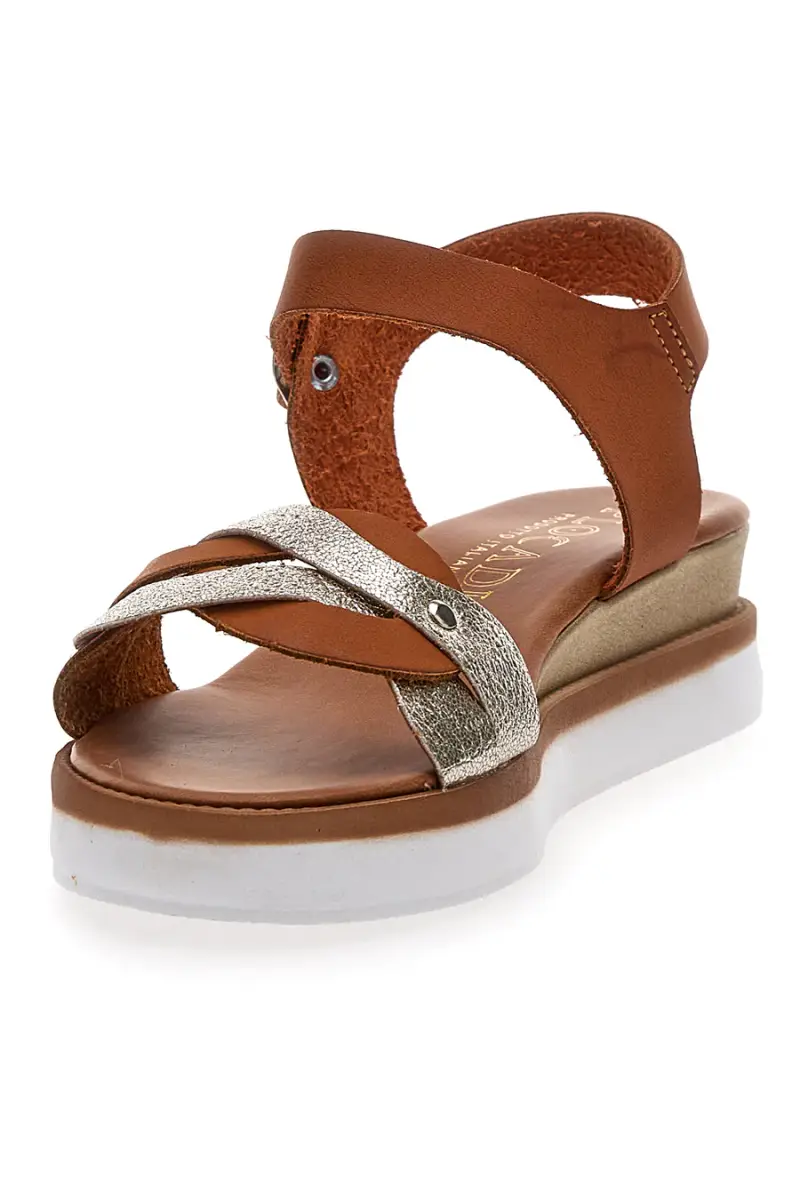 Sandali Marroni Con Platform 4, 5 Cm Plocadi 30017 [MARRONE] miniatura 3