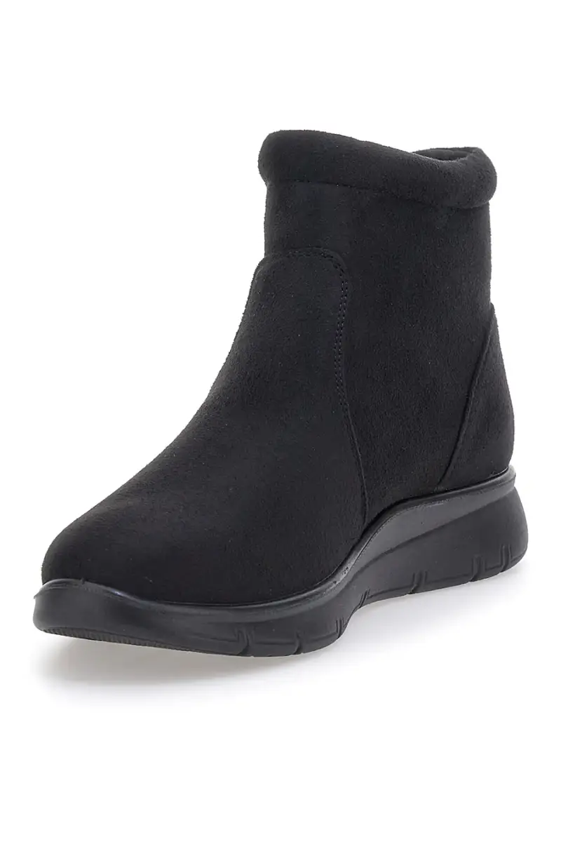 Stivaletti neri comfort con zip laterale e soletta morbida Plocadi MINA2700 [NERO] miniatura 3