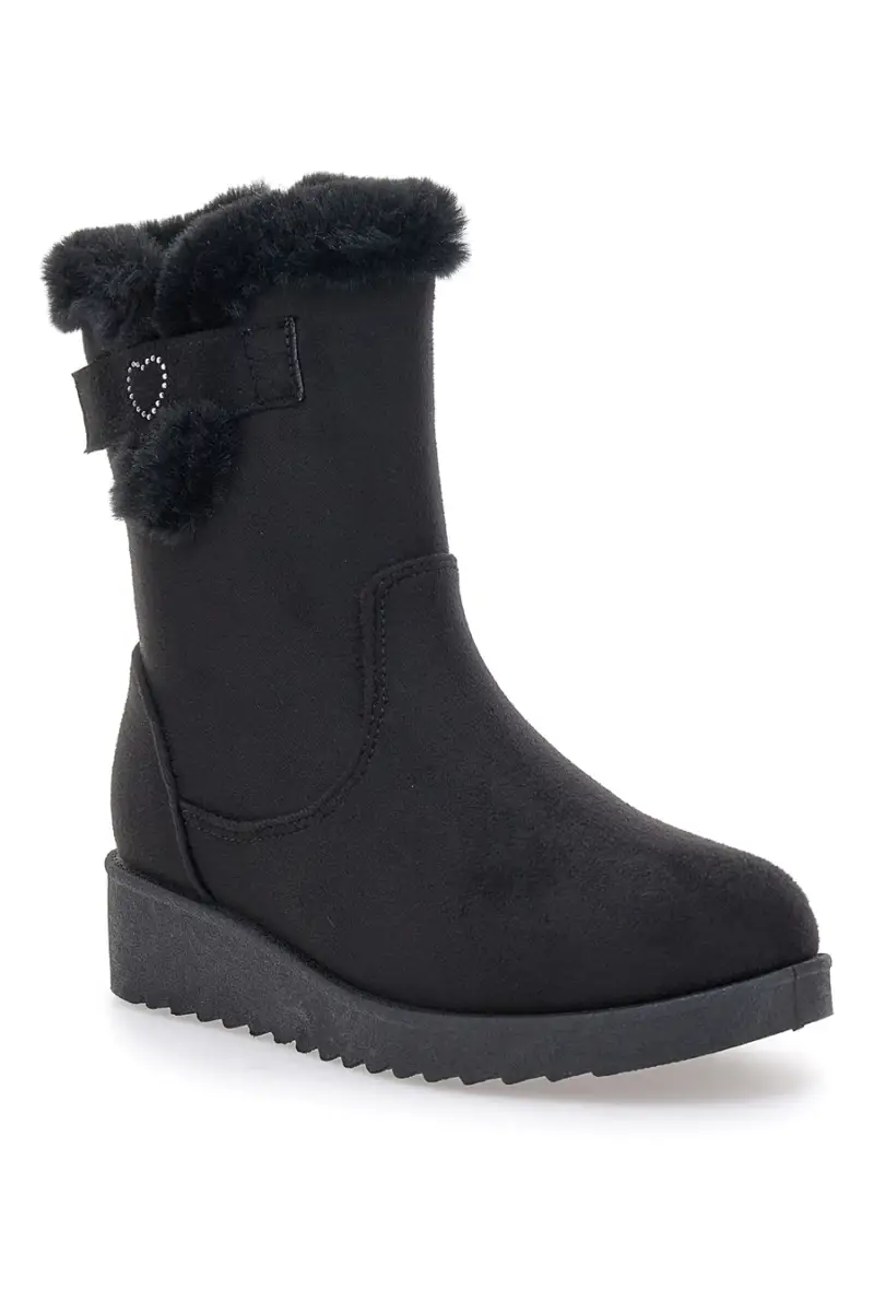 Stivaletti neri con pelo interno e suola antiscivolo Plocadi PK1959A [NERO] miniatura 2