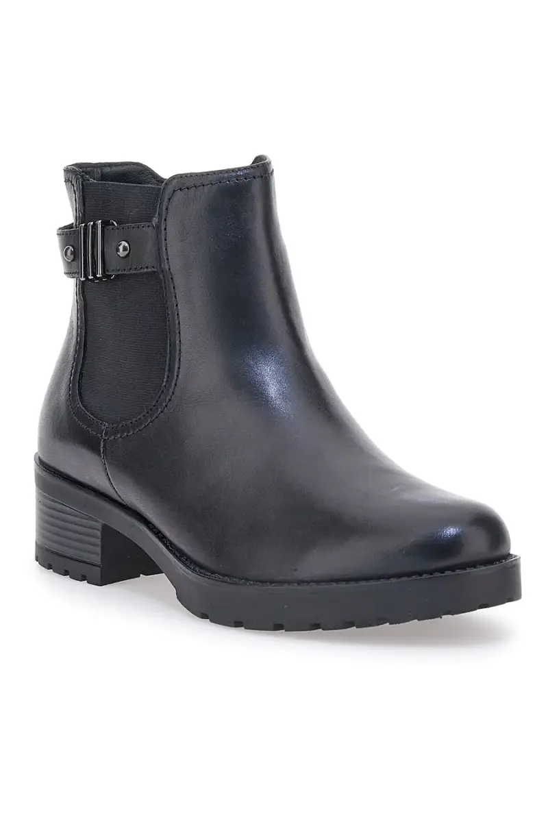 Stivaletti Plocadi 15832 Neri Vera Pelle [NERO] miniatura 2