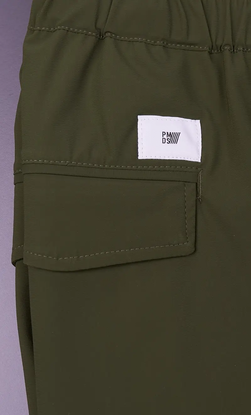 Bermuda cargo pmds hyperstretch, colore militare miniatura 2