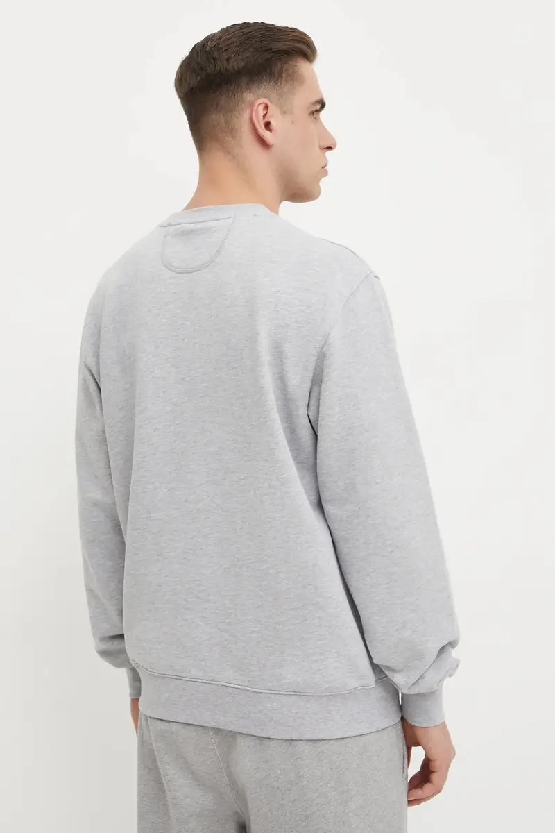 felpa in cotone uomo colore grigio 61651 miniatura 3