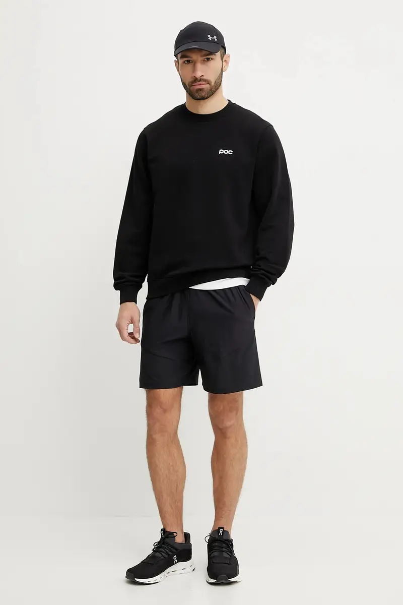 felpa in cotone uomo colore nero 61651 miniatura 2