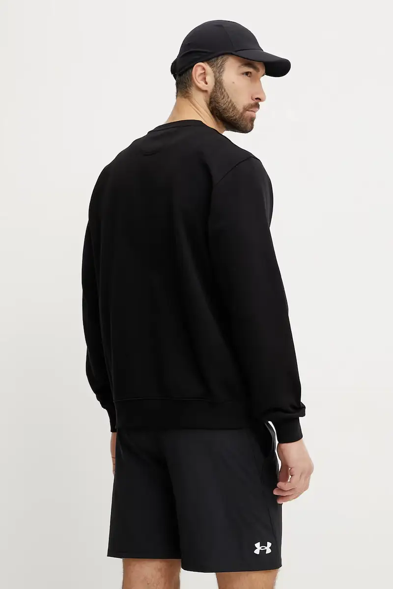 felpa in cotone uomo colore nero 61651 miniatura 3