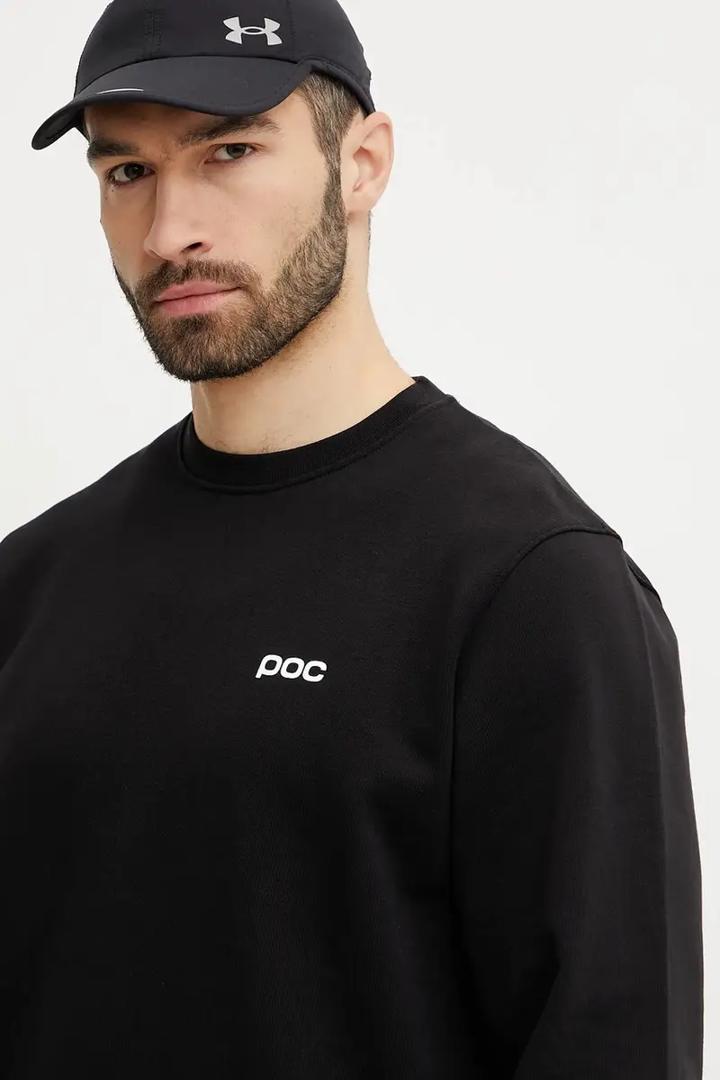 felpa in cotone uomo colore nero 61651 miniatura 4