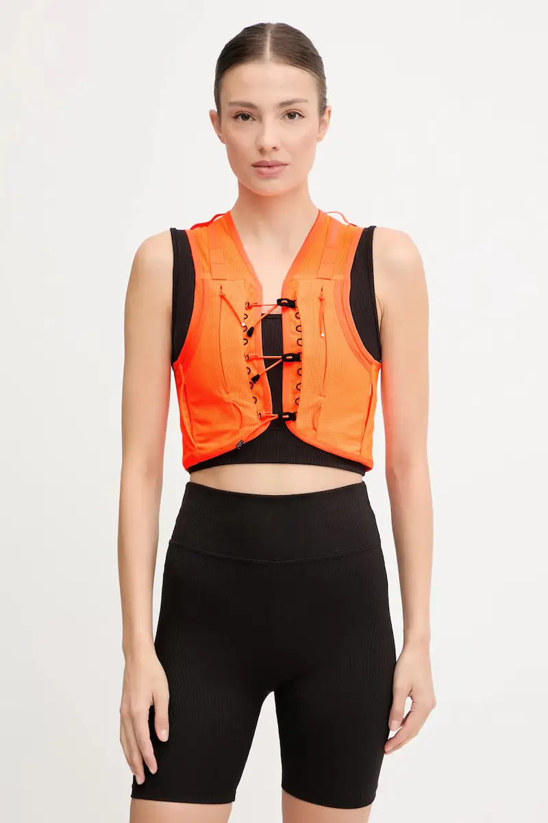 gilet da bicicletta colore arancione 25134 miniatura 2