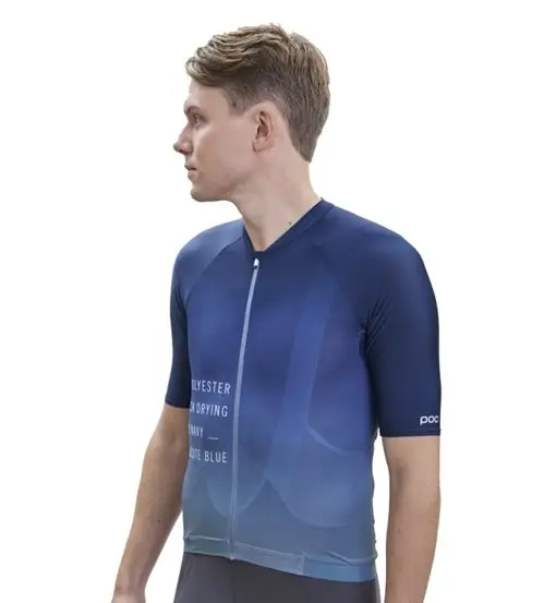Pristine Print - maglia ciclismo - uomo Blue