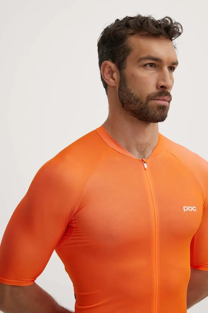 t-shirt da ciclismo Pristine Jersey colore arancione miniatura 3