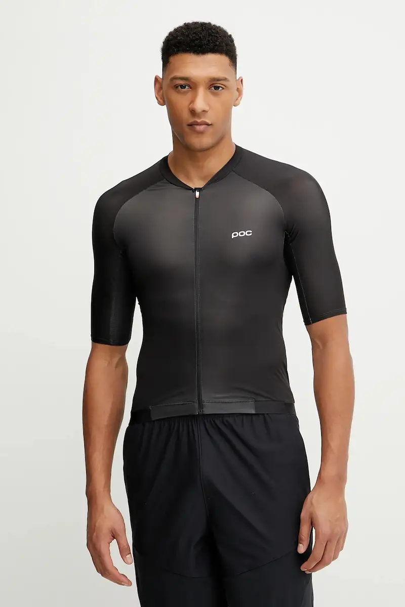 t-shirt da ciclismo Pristine Jersey colore arancione Nero