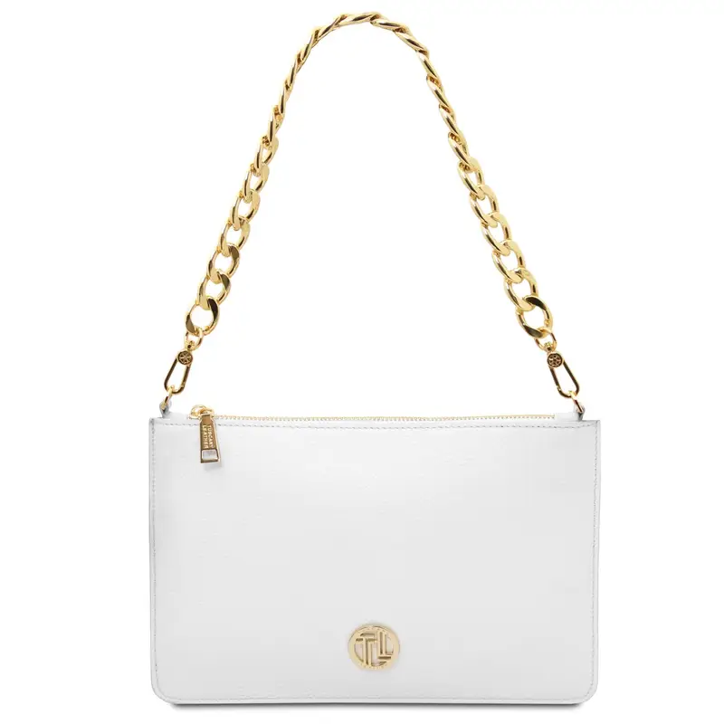 Tuscany Leather Pochette Bianco 1414239