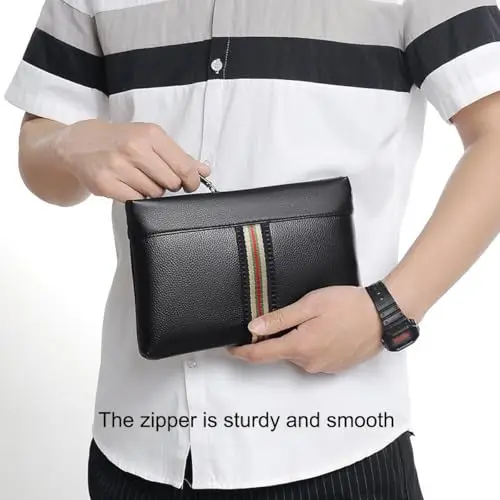 A-QMZL Pochette Uomo Nero 3390547 miniatura 3