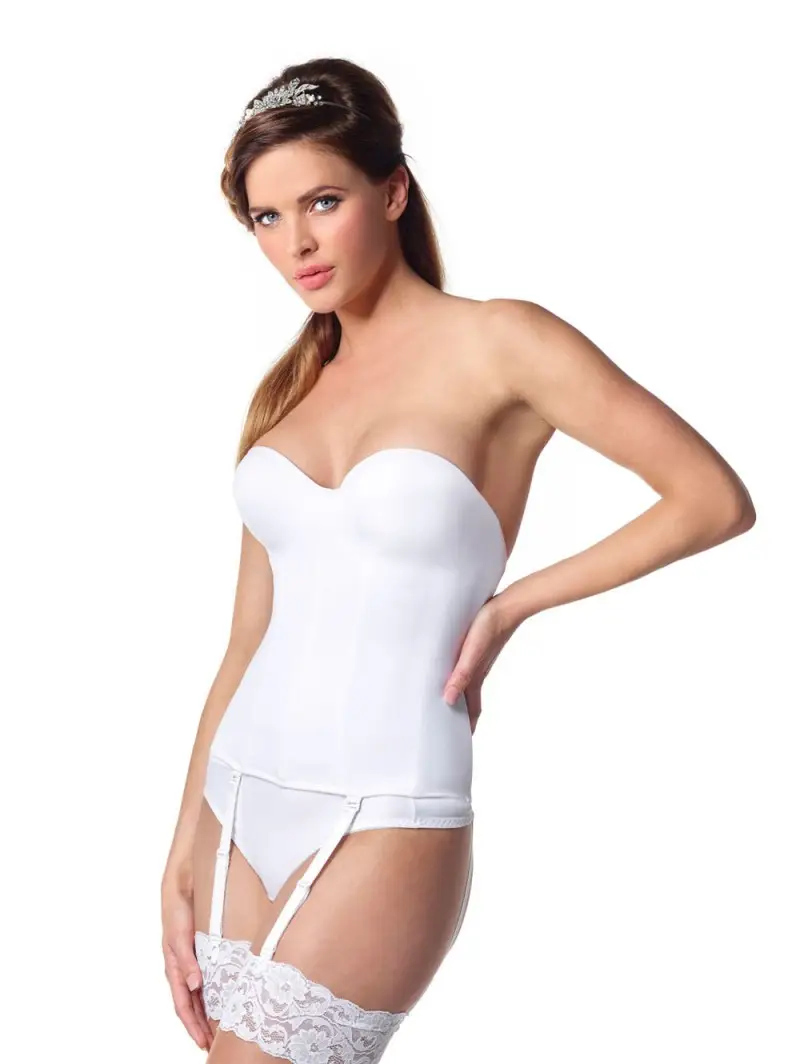 Poirier 426 White - Corsage senza cuciture bianco | Maat: 100B