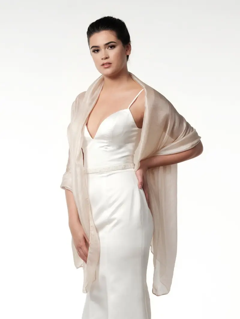 Poirier S144 Stole Champagne