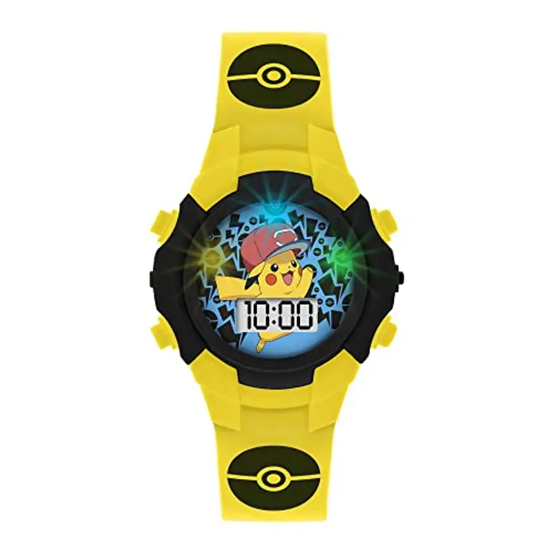 Pokémon Orologio Digitale al Quarzo Ragazzo con Cinturino in Silicone POK4128 miniatura 2