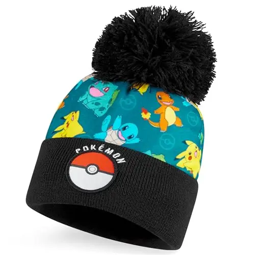 Pokemon Berretto Cappello e Guanti o Cappello Guanti Invernali & Sciarpa Set Invernale Bambino miniatura 2
