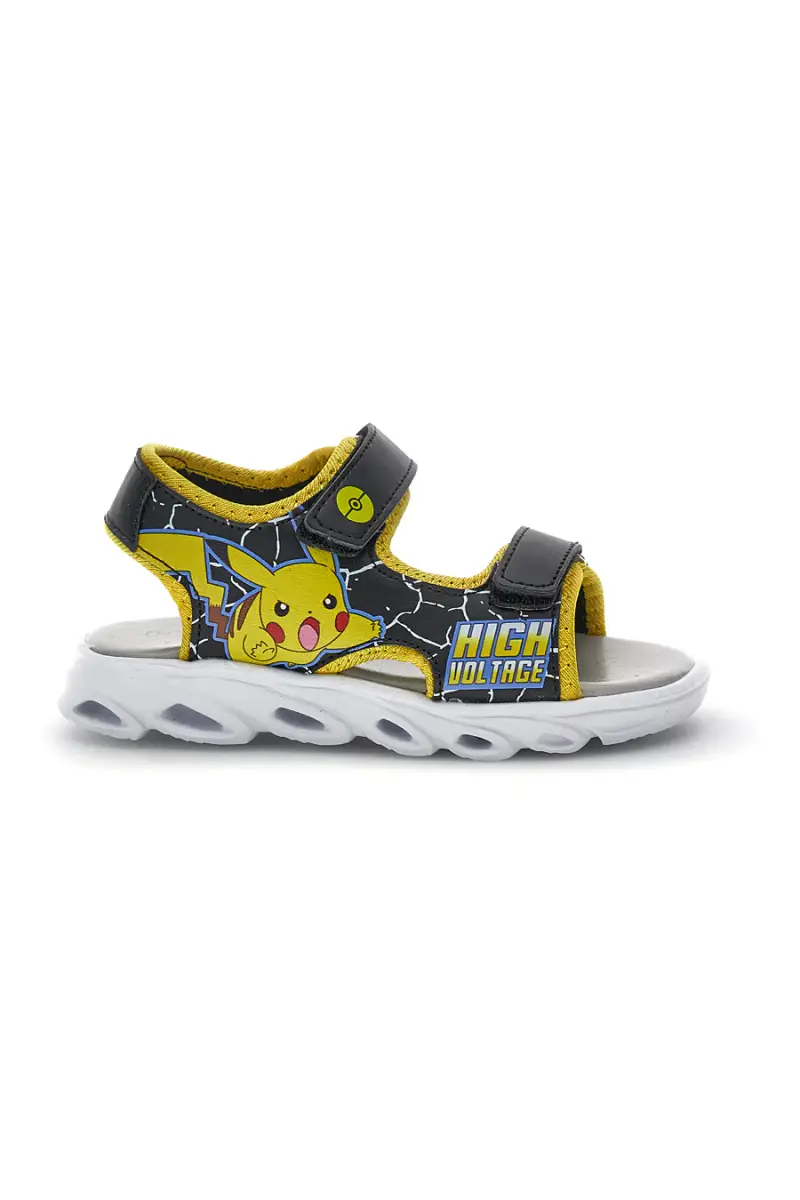 Sandali Neri e Gialli Pokemon PO004015 [BLACK
