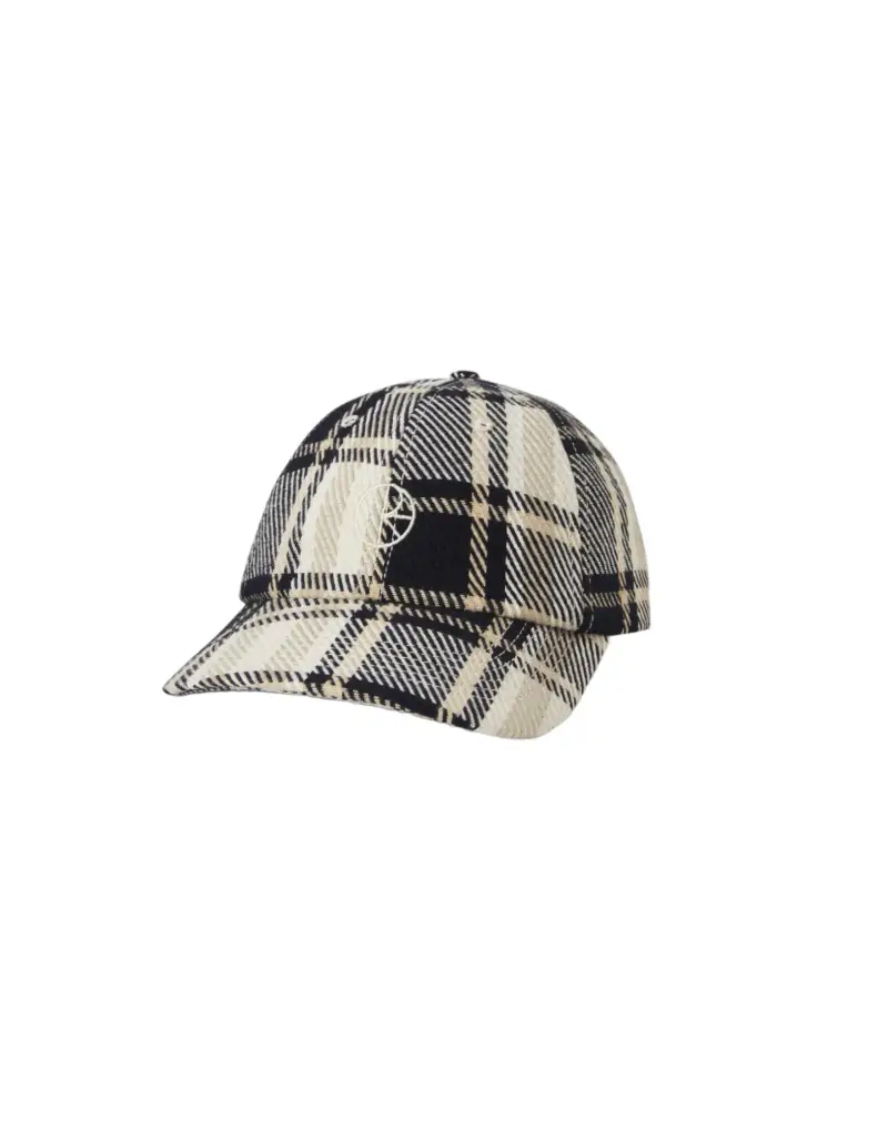Polar Skate Co. Stroke Logo Flannel Cap cappellino con visiera - Navy One Size
