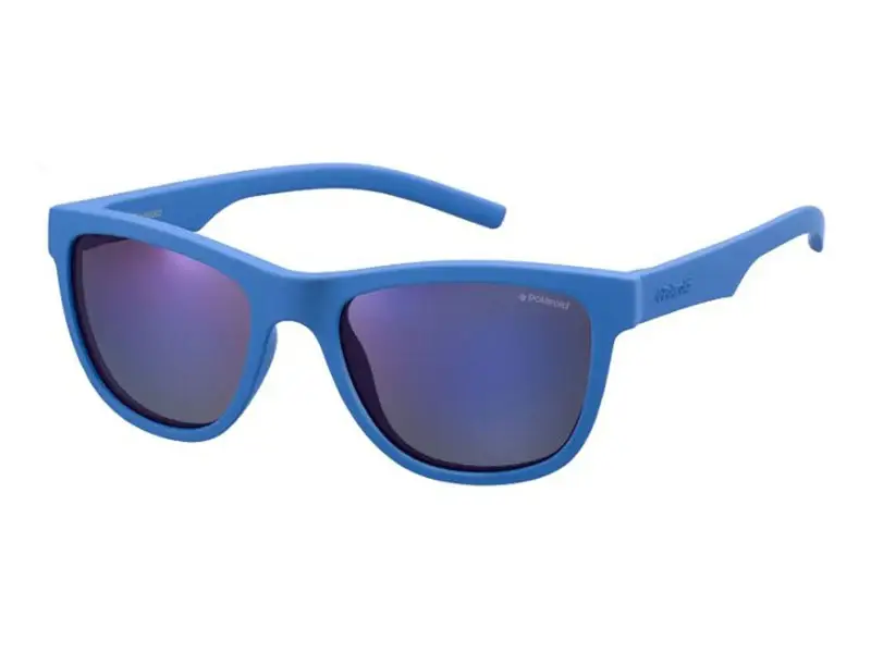 Bambino PLD 8018/S ZDI/JY Occhiali da sole Plastica Blu Squadrata Polarizzata