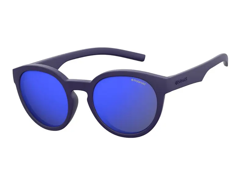 Polaroid Bambino PLD 8019/S CIW/JY Occhiali da sole Plastica Blu  Pantos Polarizzata