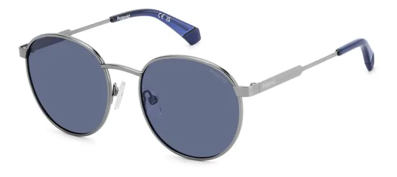 Polaroid Bambino PLD 8039/S V84/C3 Occhiali da sole Metallo Grigio Grigio Pantos Polarizzata