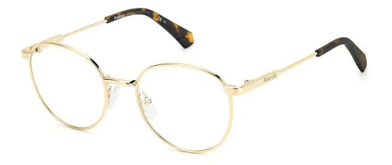 Polaroid Bambino PLD D827 J5G Montature da vista Metallo Oro  Rotonda