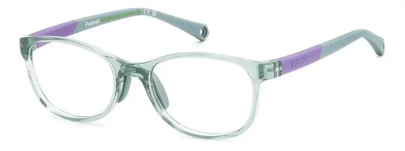 Polaroid Bambino PLD D834 1ED Montature da vista Plastica Verde  Squadrata