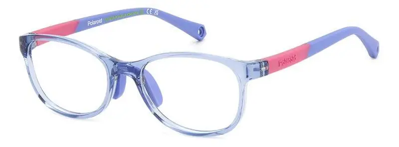 Polaroid Bambino PLD D834 MVU Montature da vista Plastica Azzurro  Squadrata