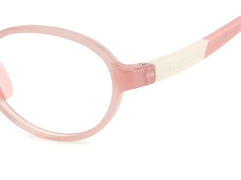 Polaroid Bambino PLD D840 35J Montature da vista Eco-poliammide Rosa Rotonda Normale miniatura 3