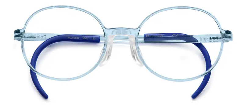 Polaroid Bambino PLD D842 MVU Montature da vista Polyamide Azzurro Pantos Normale miniatura 2