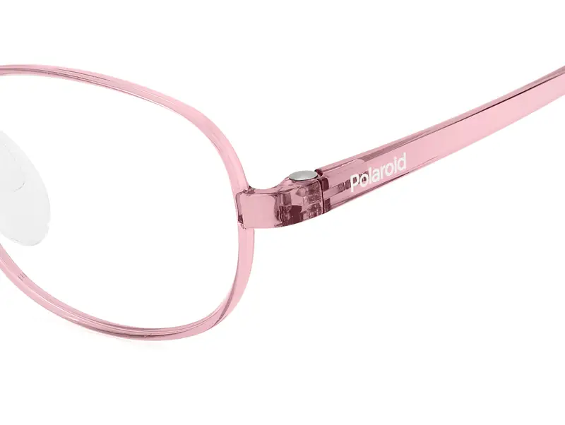 Polaroid Bambino PLD D843 35J Montature da vista Polyamide Rosa Squadrata Normale miniatura 3