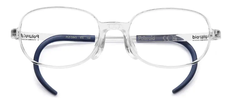 Polaroid Bambino PLD D843 900 Montature da vista Polyamide Trasparente Squadrata Normale miniatura 2