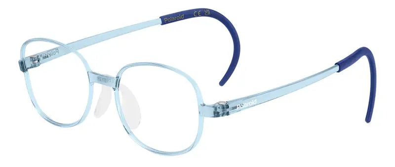 Polaroid Bambino PLD D843 MVU Montature da vista Polyamide Azzurro  Squadrata Normale