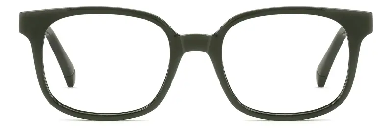 Bambino PLD D846 TBO Montature da vista Eco-poliammide Verde Squadrata Normale miniatura 2