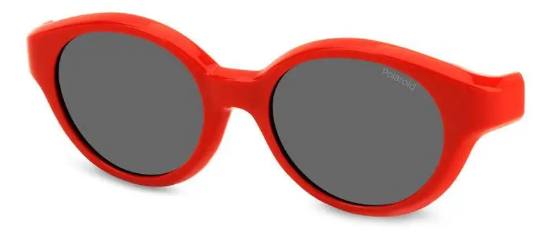 Polaroid Bambino PLD K007 CL-ON L7Q/M9 Clip on Plastica Arancione Grigio Rotonda Polarizzata
