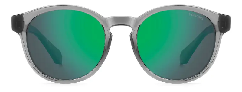 Bambino Polaroid PLD 8075/S KB7/5Z Occhiali da sole Policarbonato Grigio Grigio Pantos Polarizzata Specchiato miniatura 2