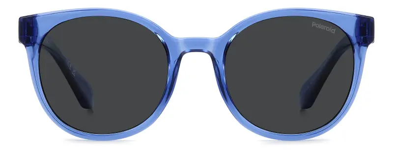 Bambino Polaroid PLD 8076/S B3V/M9 Occhiali da sole Policarbonato Viola Grigio Farfalla Polarizzata miniatura 2
