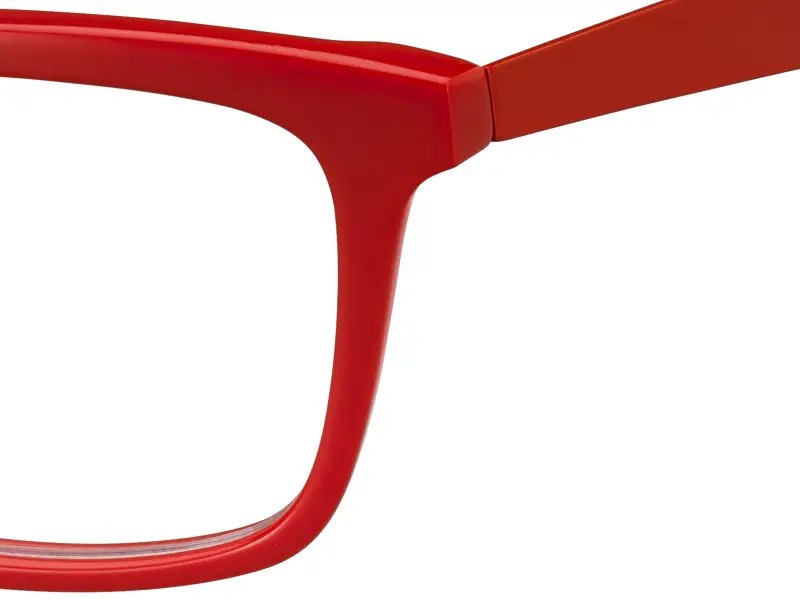 Bambino Polaroid PLD D804 ING/16 Montature da vista Plastica Rosso Squadrata miniatura 3