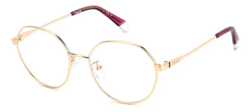 Polaroid Donna PLD D490/G DDB Montature da vista Metallo Oro/rame  Geometrica