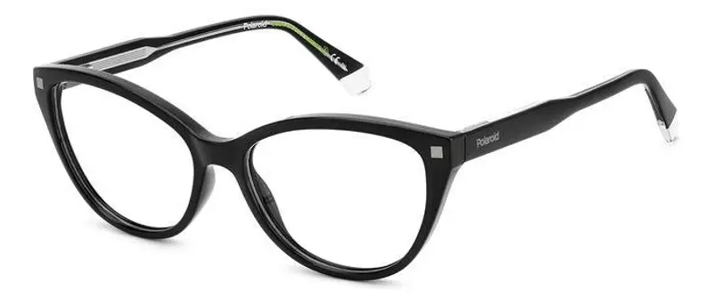 Polaroid Donna PLD D493 807 Montature da vista Plastica Nero  Cat Eye